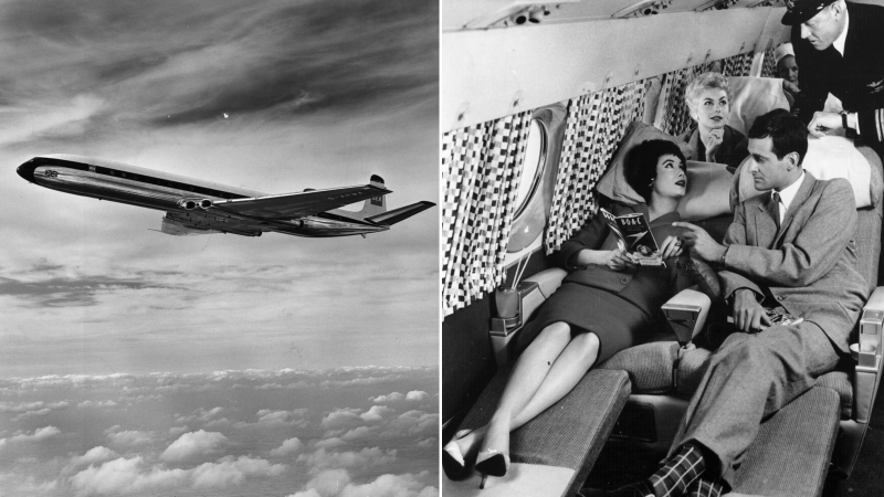 Illustration for article titled Imágenes de cuando volar era un lujo reservado a unos pocos